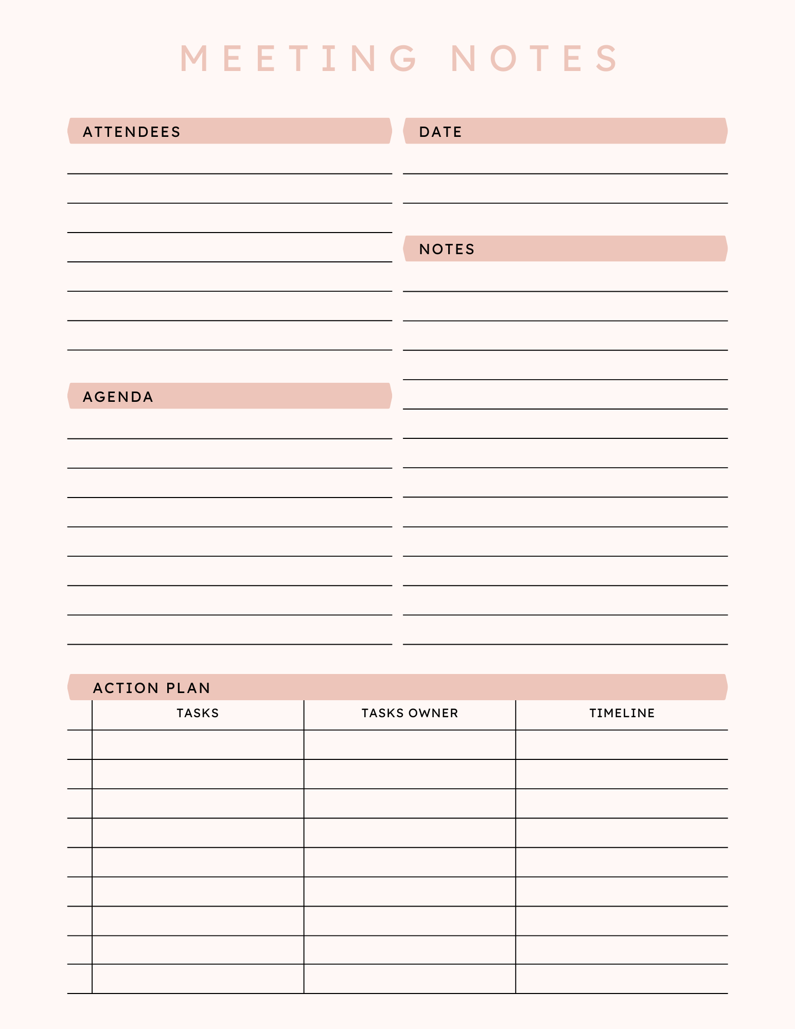 Daily Work From-Home Planner