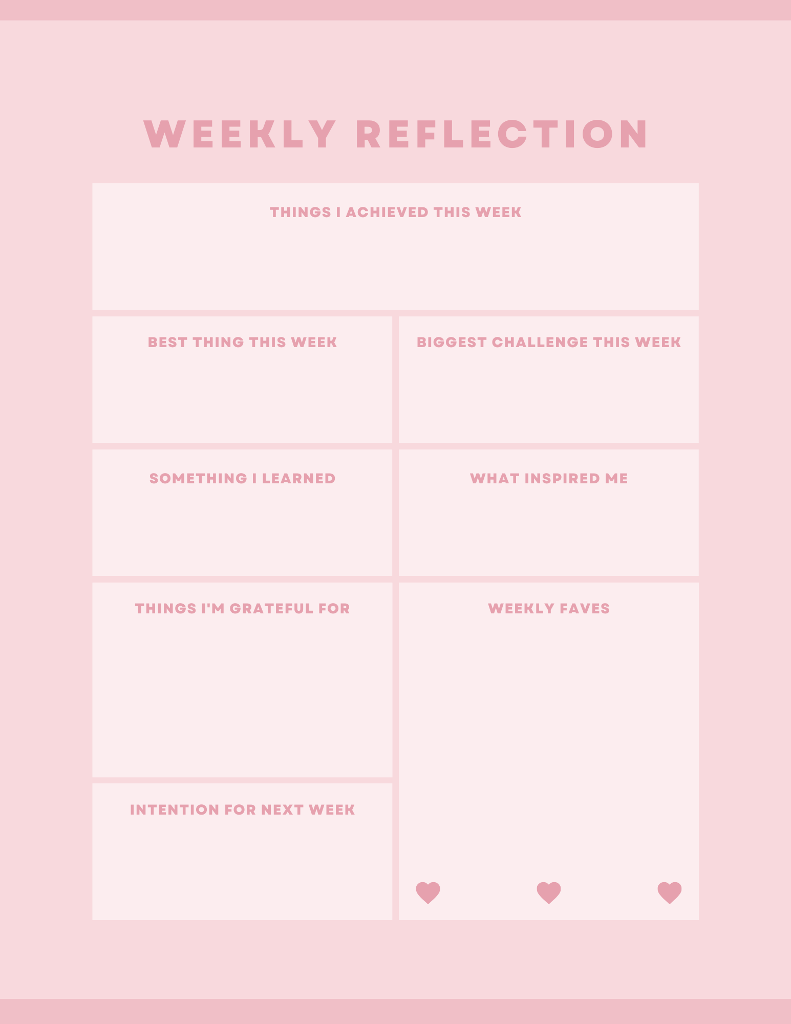 Weekly Productivity Dashboard Planner