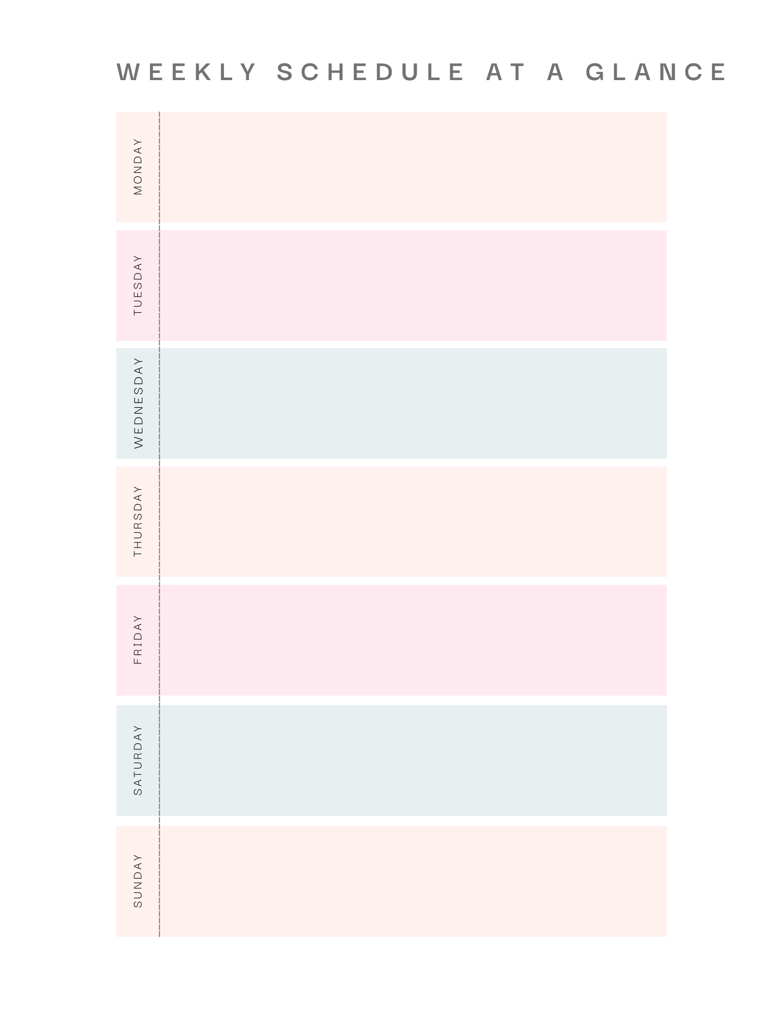 Weekly Productivity Dashboard Planner